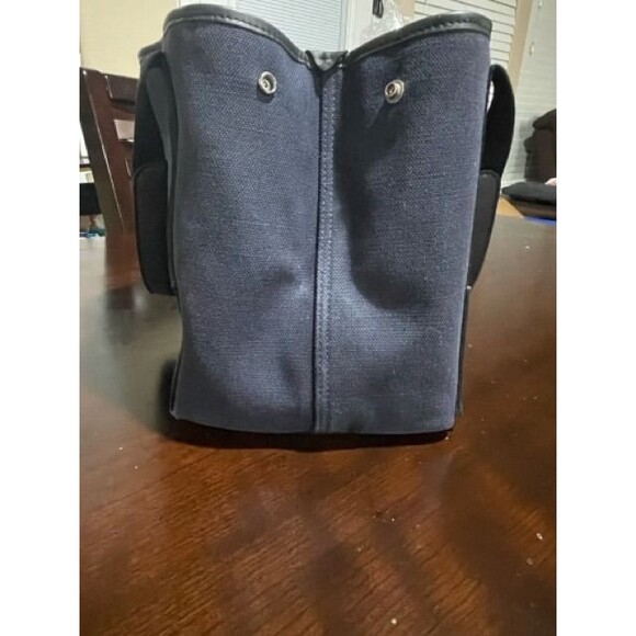 Balenciaga Canvas Navy Cabas Tote Bag - Picture 4 of 11